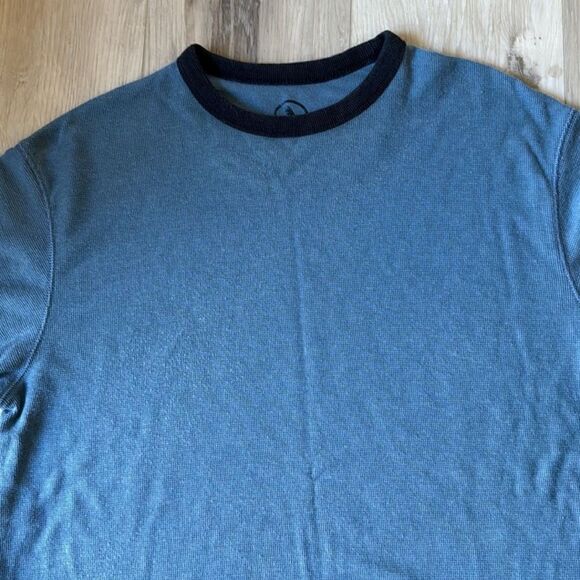AIGLE Blue Ultra Sift Jersey Style Tshirt Shirt Medium - Picture 3 of 4